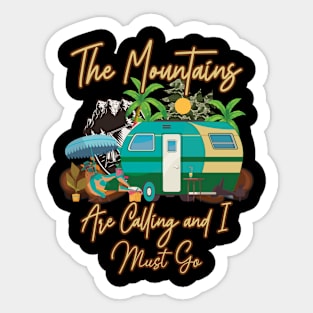 Camping Sticker